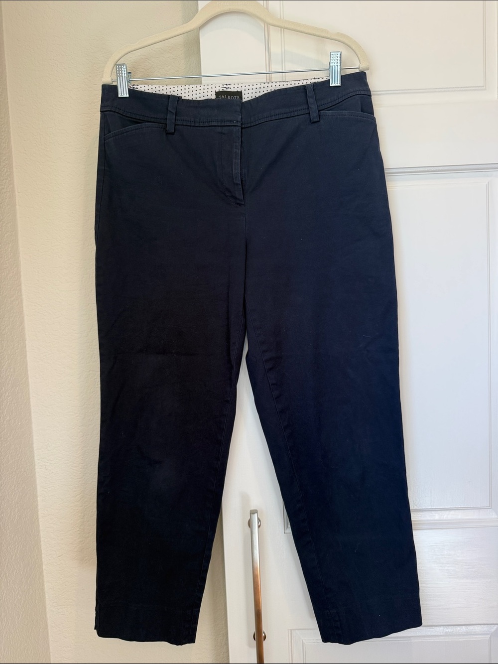Talbots Navy Cropped Ankle Jeans